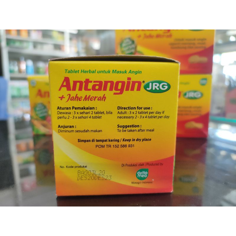 ANTANGIN JRG + Jahe merah TABLET 1 BOX ISI 20 STRIP