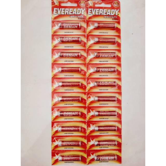 Baterai / Batere / Batre Eveready AAA (kecil dari AA)