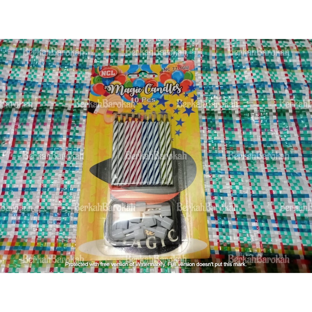 Lilin Ultah Magic Happy NC77-10M