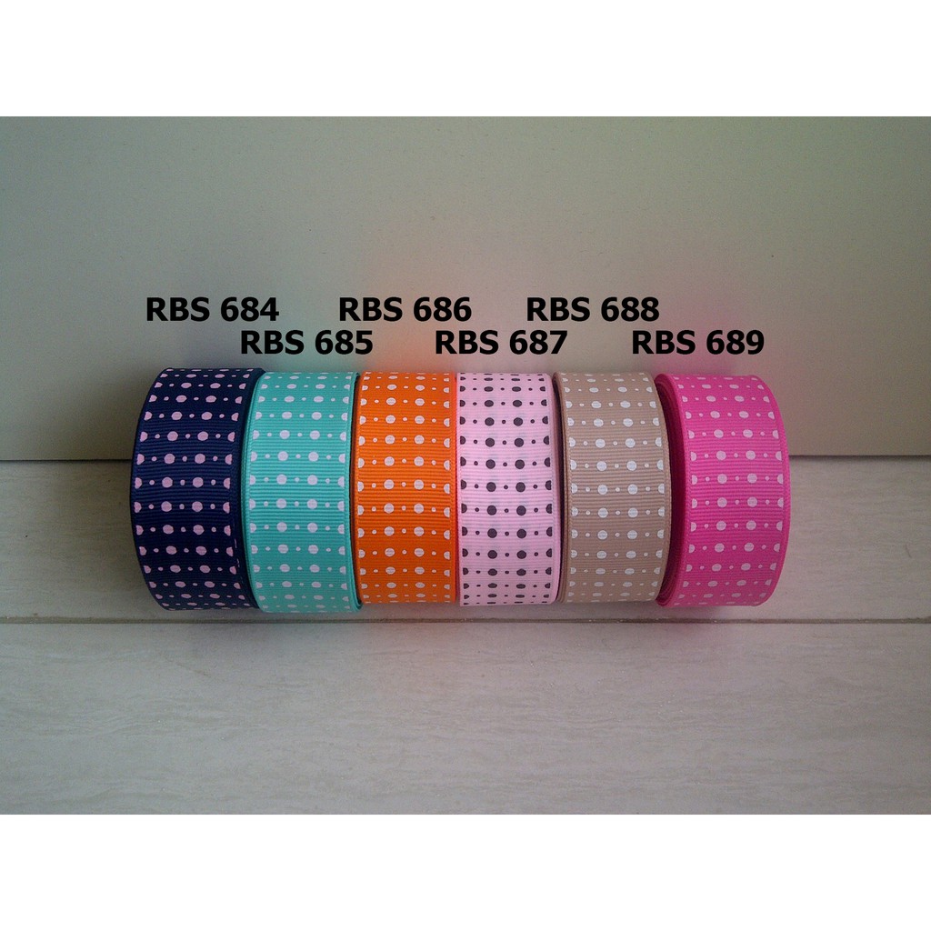 

[10 YARD] PITA GROSGRAIN MOTIF SALE RBS 684,685,686,687,688,689