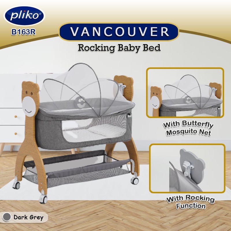 PLIKO Box Pliko B163R Vancouver Rocking Baby Bed Tempat Tidur Bayi