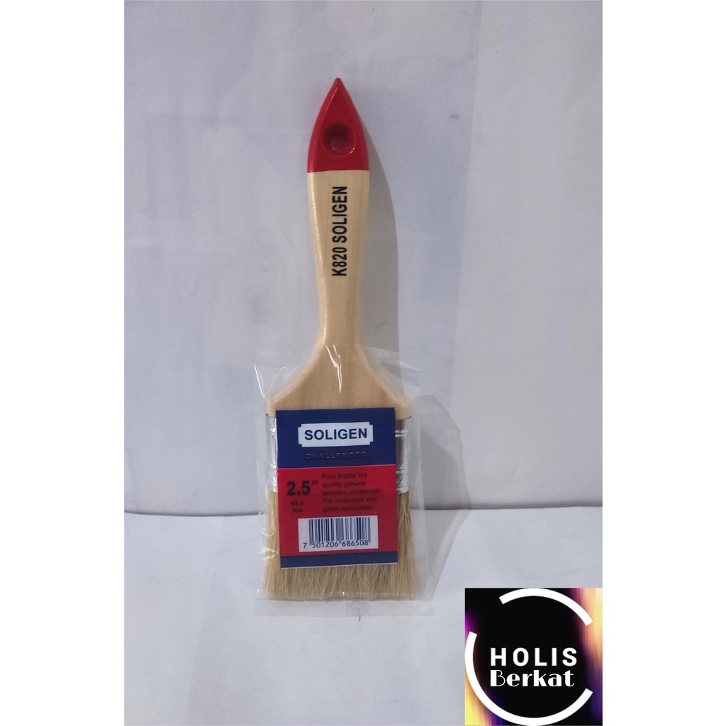 Koas / Kuas Cat / Paint Brush Ukuran 2.5&quot; inch K820 SOLIGEN