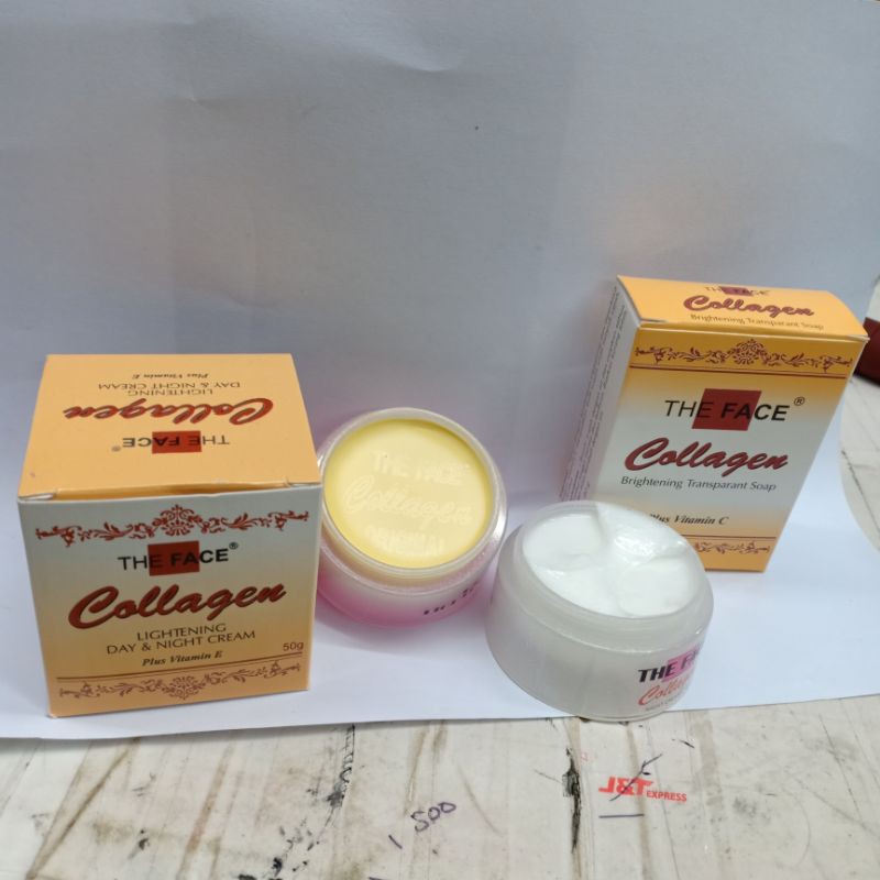 CREAM COLLAGEN THE FACE 3IN1 + SABUN THE FACE