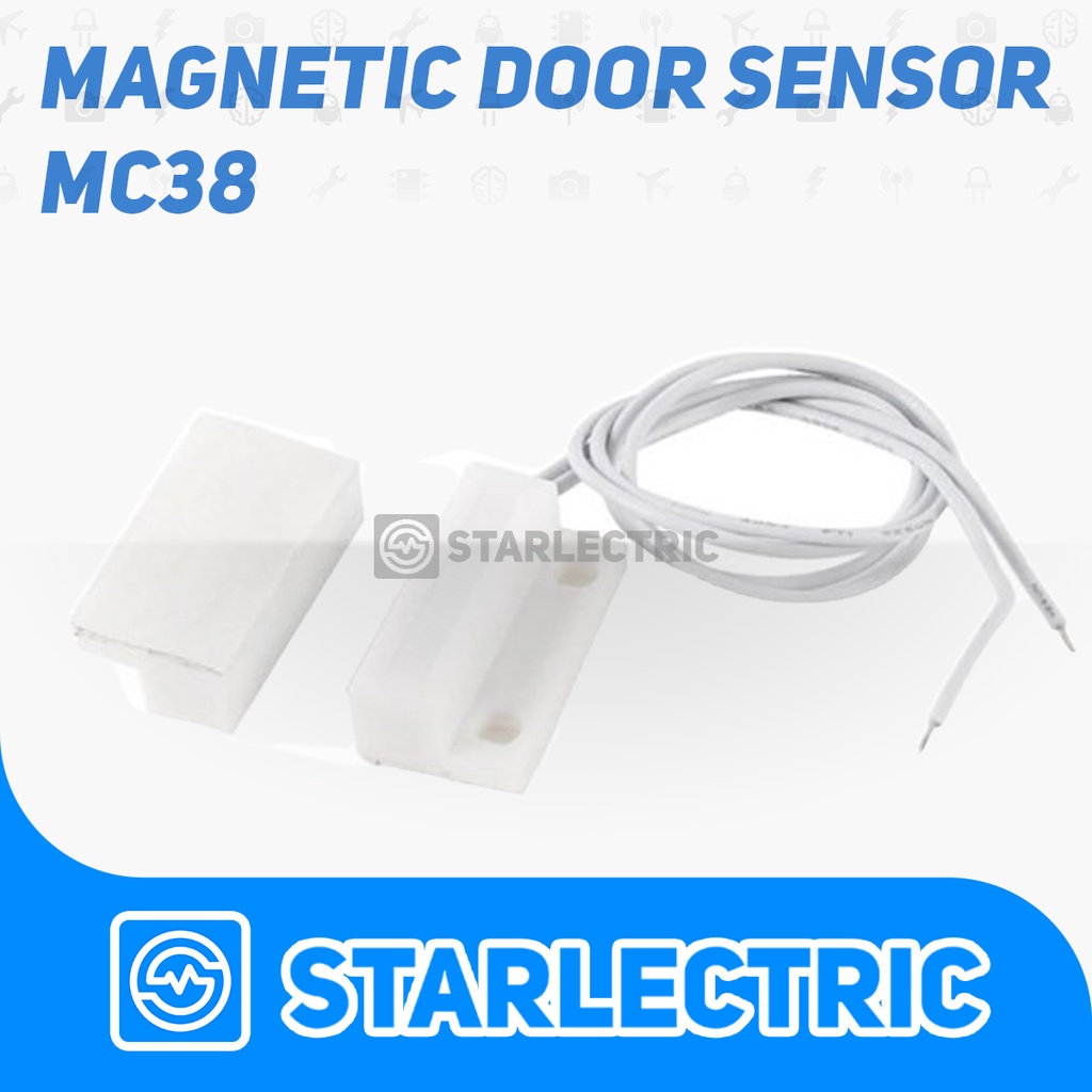 MC38 MC-38 Magnetic Door Reed Switch Sensor Jendela Pintu Arduino