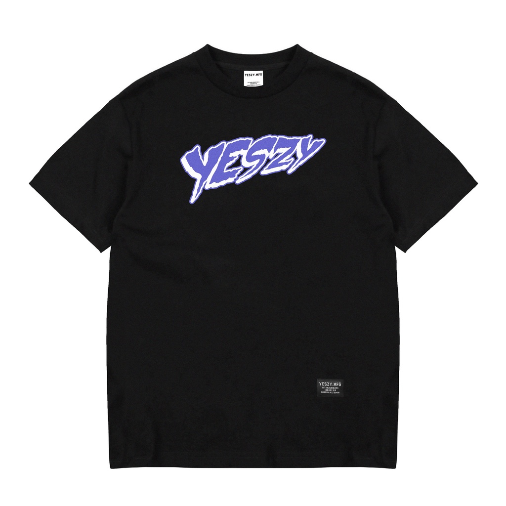 YESZY.MFG Tshirt Black Mysteri F. Purple