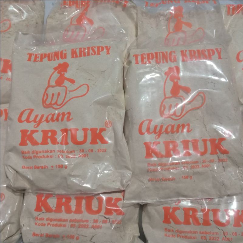 

TEPUNG KRISPY AYAM KRIUK 150 GR