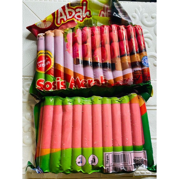 Sosis Merah Abah 750gr Sosis terlaris dan termurah Agen frozen berkahjayafrozen99