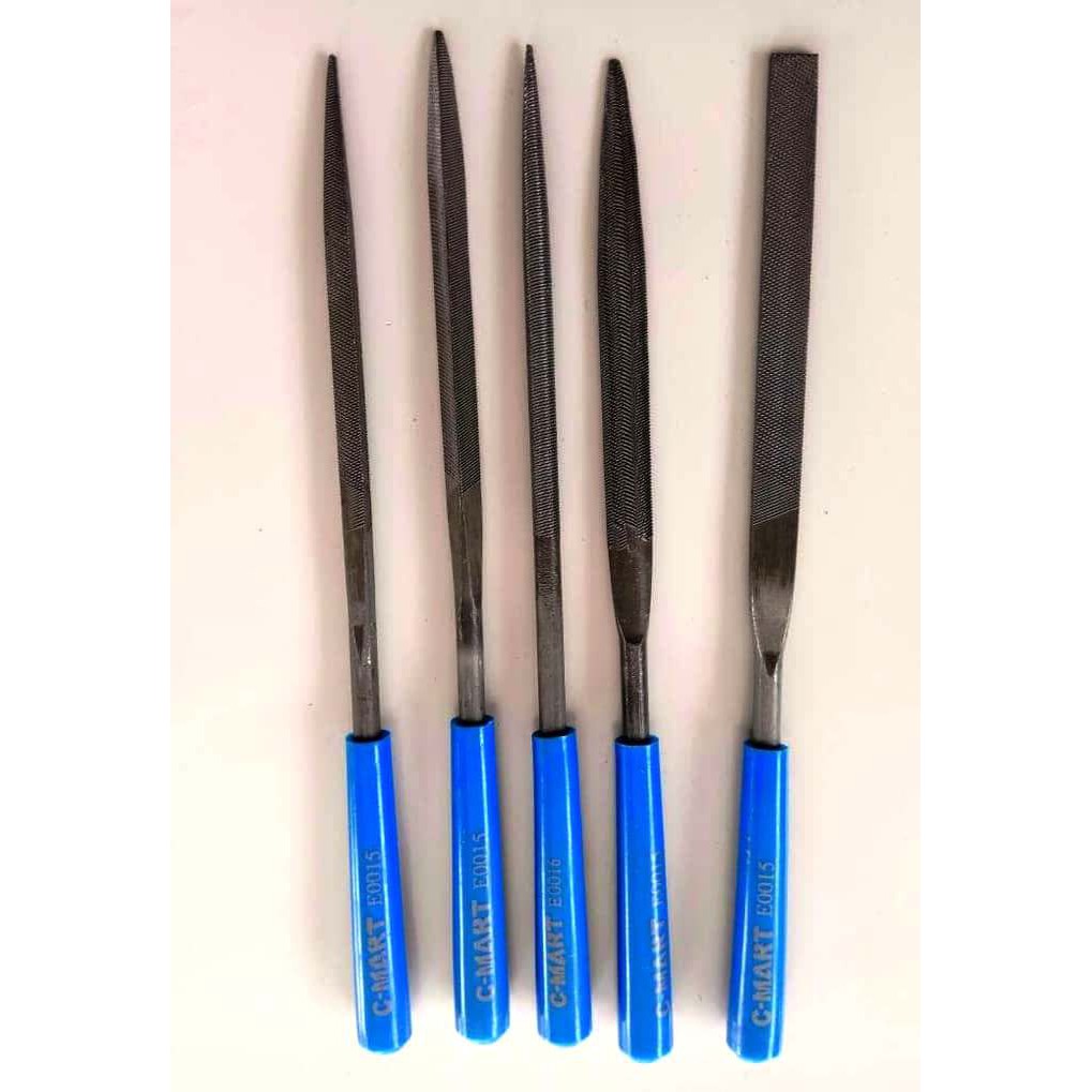 

KIKIR JARUM KECIL SET ISI 5 PCS CMART / NEEDLE FILE SET / KIKIR EMAS SET