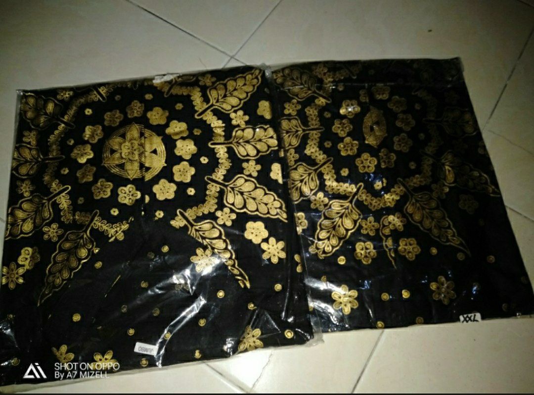Couple Batik Terbaru Zaen Couple Keluarga Bisa Pisah New New New Motif Daun Bulat Hitam