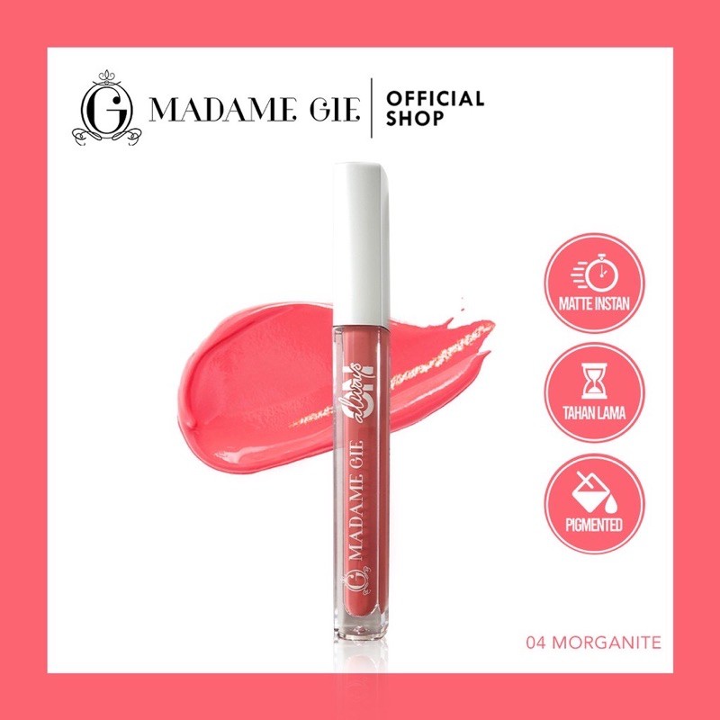 Madame Gie Always On Lip Cream - Makeup Lip Cream Lipstik