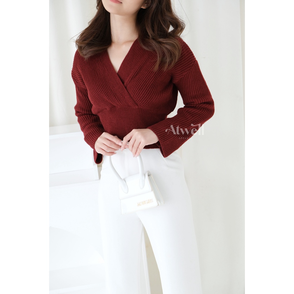 Calya Cross Sweater Top