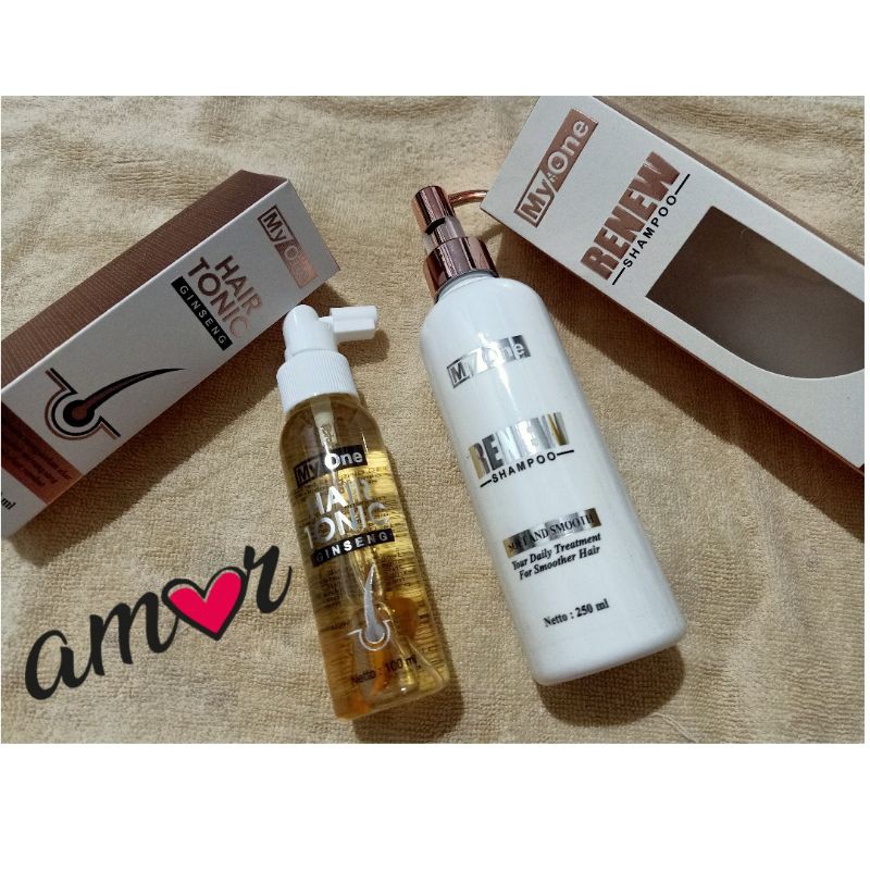 Myone Renew Shampoo + Hair Tonic Ginseng my one