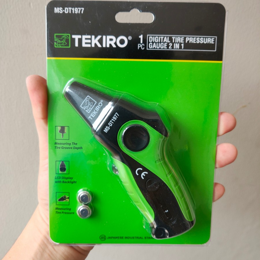 Alat ukur tekanan ban digital TEKIRO 2in1 Digital tire pressure