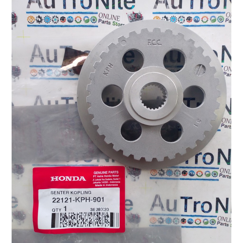 Dudukan Plat kopling CENTER CLUTCH 22121-KPH-901 Ori Honda Super Cub Blade Karisma Kirana Supra X 12