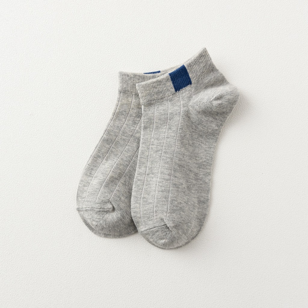 【CT】Kaos Kaki Polos 6 Garis Unisex Fashion Wanita/Pria Kaos Kaki  Murah #kk 16-Abu