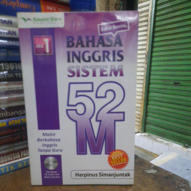 Bahasa inggris sistem 52 m jilid 1 + cd.