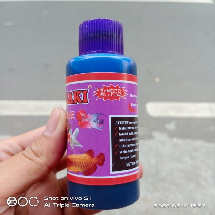 Ikan-Vitamin-Obat- Methylene Blue - Obat Biru Ikan Cupang Obat Ikan Hias Anti Jamur Spot -Obat-