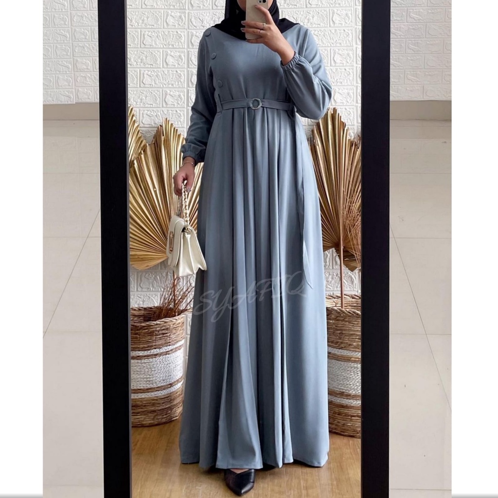 Gamis wanita terbaru 2021 Gamis remaja terbaru kekinian modern 2023 wanita dress arumi maxy syari-Stell