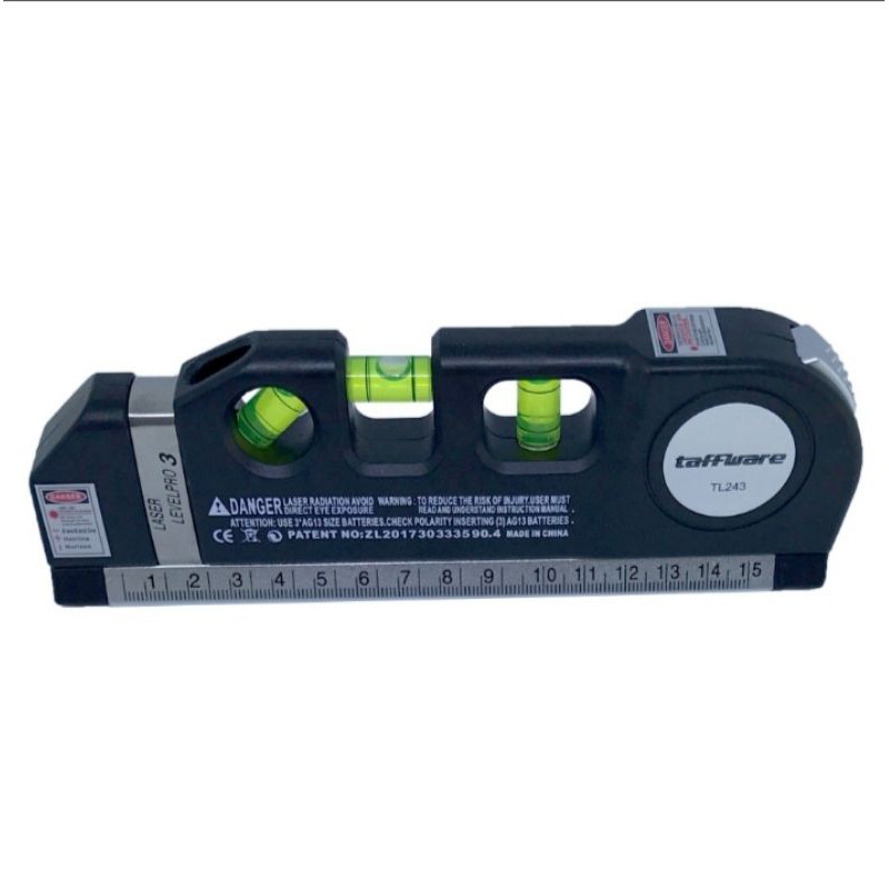 Meteran Laser Infrared Waterpass Vertikal Horizont Level Measure Tape Aligner levelpro