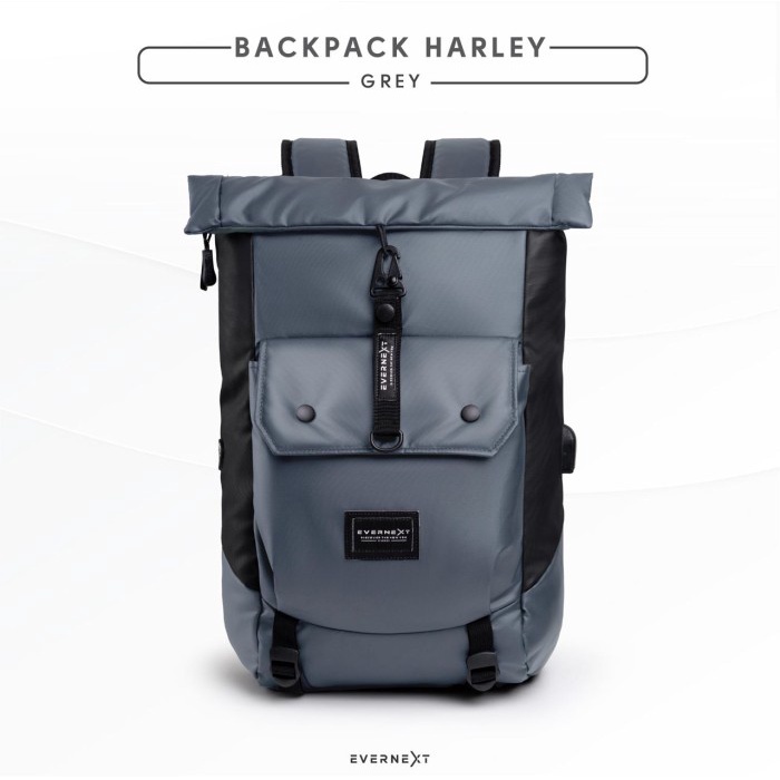 PROMO BISA COD TAS SELEMPANG PRIA TAS RANSEL PRIA WATERPROOF BACKPACK HARLEY PRIA TAS OUTDOOR ANTI A
