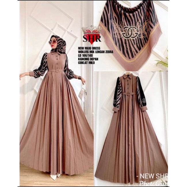 New Maxi Dress Leopard By SHR Original