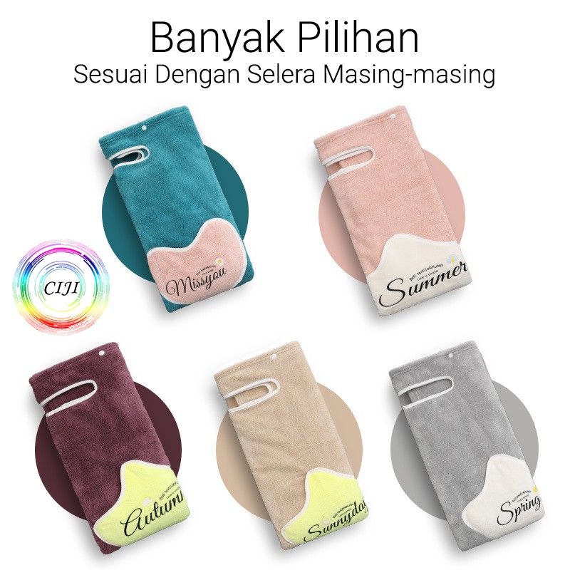 CJBR-D TINO TINO Handuk Mandi Wanita Dewasa Model Off Shoulder Dengan Berbagai Warna