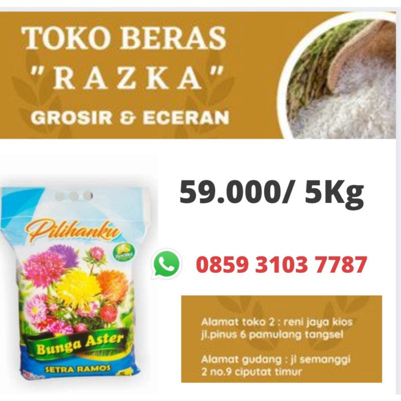 

Beras Aster Pilihanku 5kg