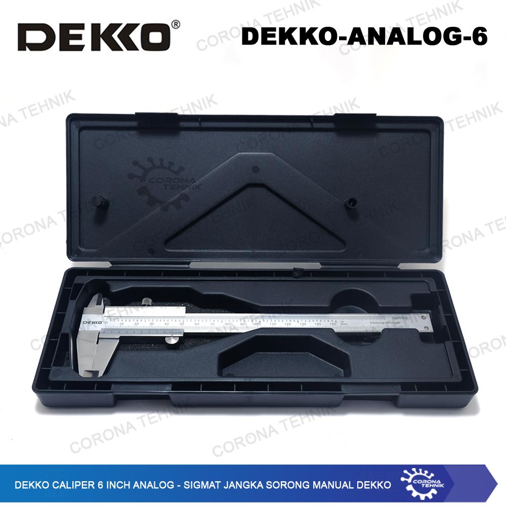 Sigmat Jangka Sorong Manual Dekko - Dekko Caliper 6 Inch Analog