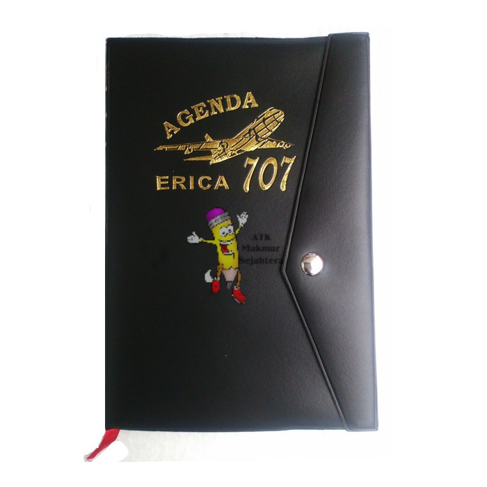 

Buku agenda kerja kancing Erica 707