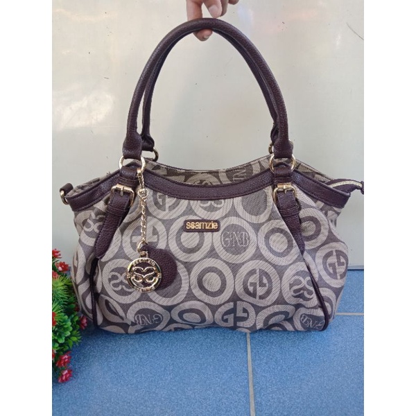 SSAMZIE GNB SHOULDER BAG FULL KULIT,  PRELOVED SSAMZIE, TAS SESAMZIE,  PRELOVED SHOULDERBAG KULIT