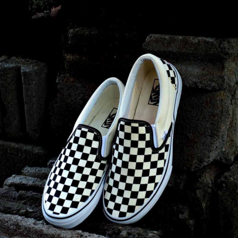 Vans Slip On Checkerboard Black / White
