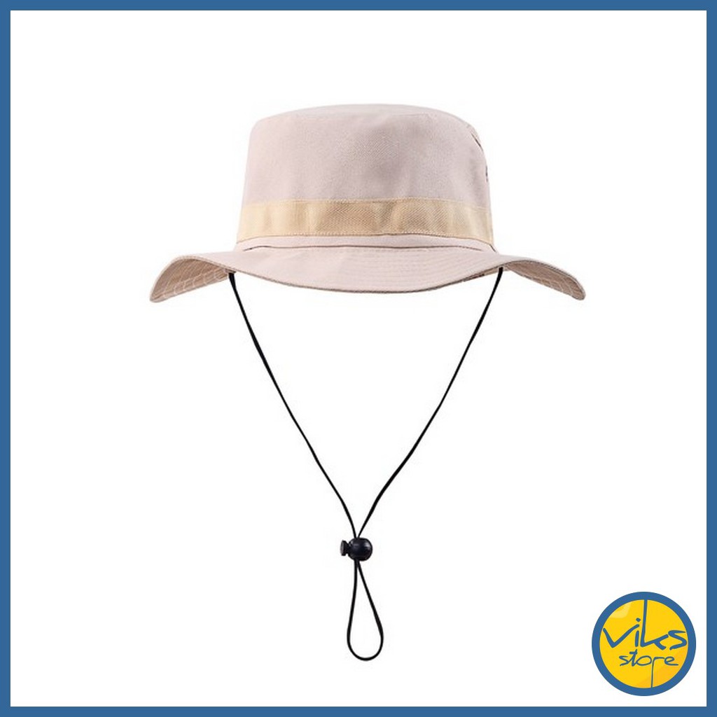 Topi Rimba Bucket Hat Safari Mancing Pancing Adventure Hutan Hiking Naik Gunung Hutan Lokal Original