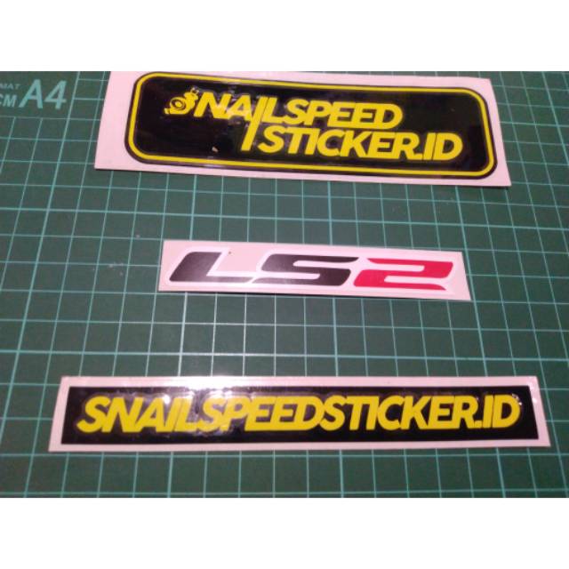 Sticker helmet logo LS2