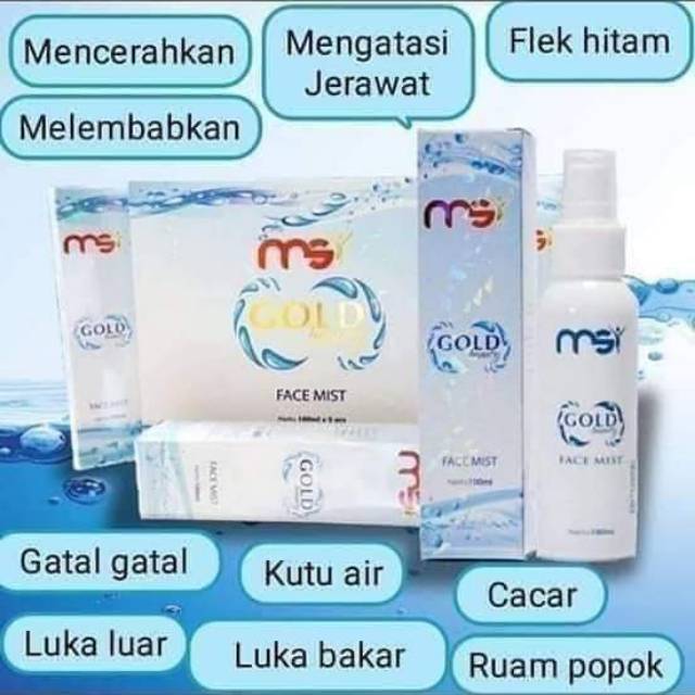 FACE MIST MSI GOLD BEAUTY FACE MIST MSI ORIGINAL