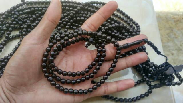 tasbih 99 kokka asli size 5 mm HITAM istambul turkie