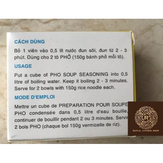 

Terhits Bumbu Masak Pho / Vietnam Pho Soup Seasoning (75G - 4 Cubes) Terbagus