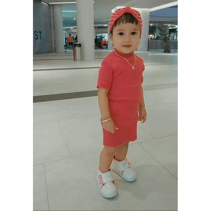 Baju Dress Rajut Anak 1-5 Tahun