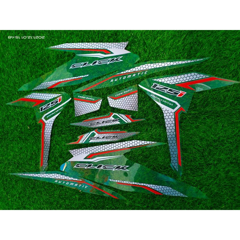STRIPING TRANSPARAN VARIO 125 OLD / BOHLAM LIST SIMPLE MERAH