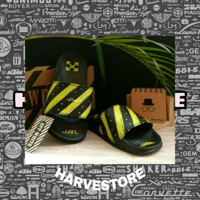 SENDAL SLIDE OFF WHITE FLACE