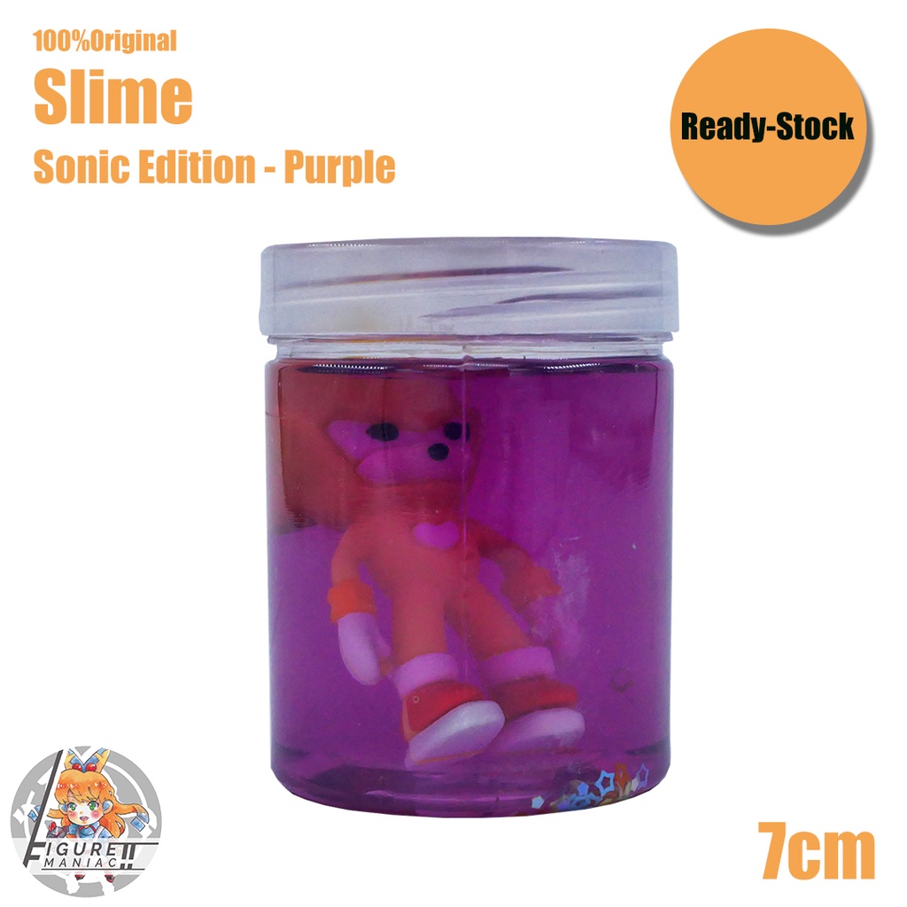 Mainan Anak - Slime Sonic Tabung Edition 7 cm Import Premium