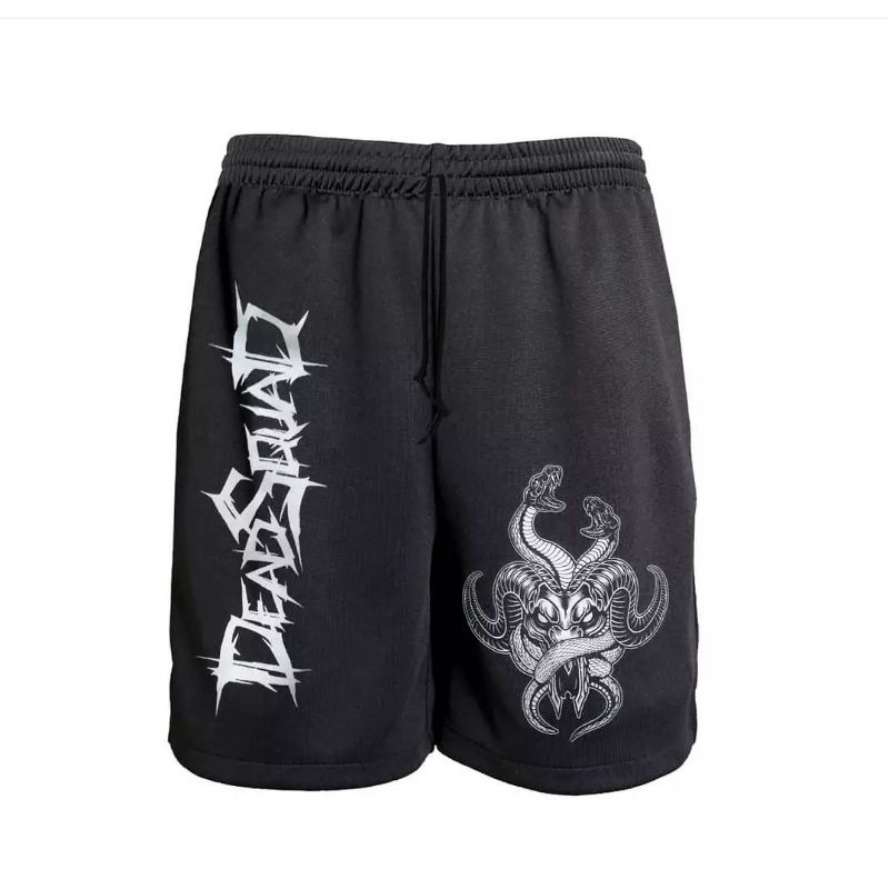 MESHORT DEADSQUAD CELANA PENDEK PRIA CELANA MUSIK CELANA METAL CELANA PENDEK PRIA CELANA SANTAI CELA