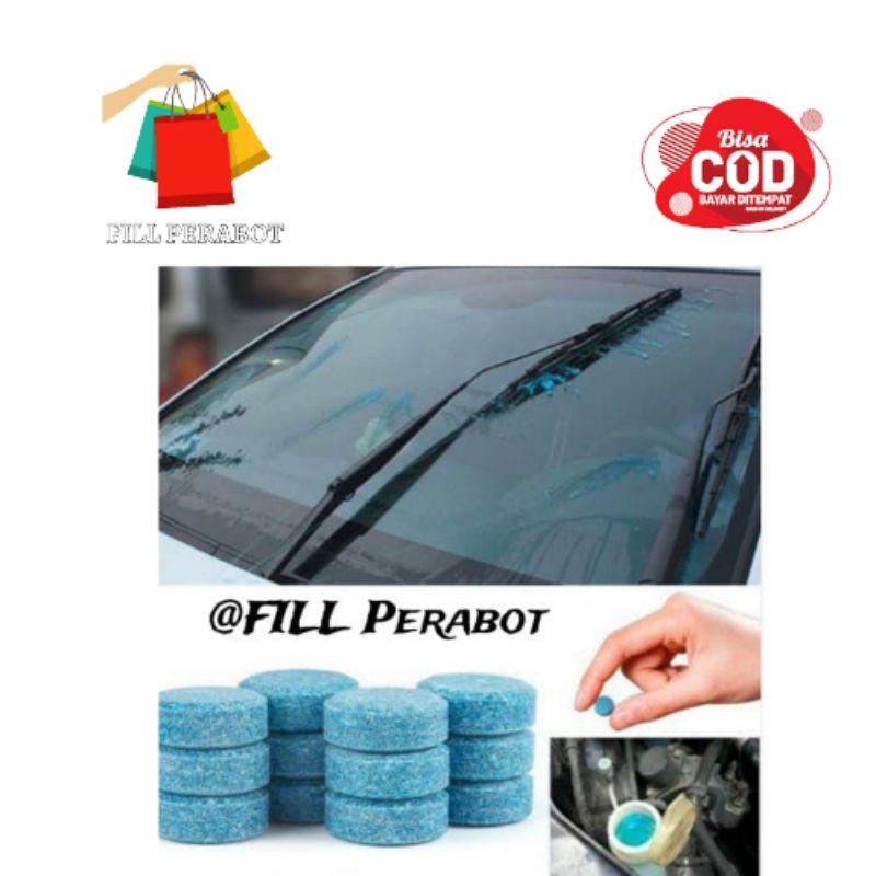 Tablet Sabun Pembersih Wiper Kaca Mobil Auto Windscreen Cleaner Compac Cairan Pembersih / OBAT WIPER