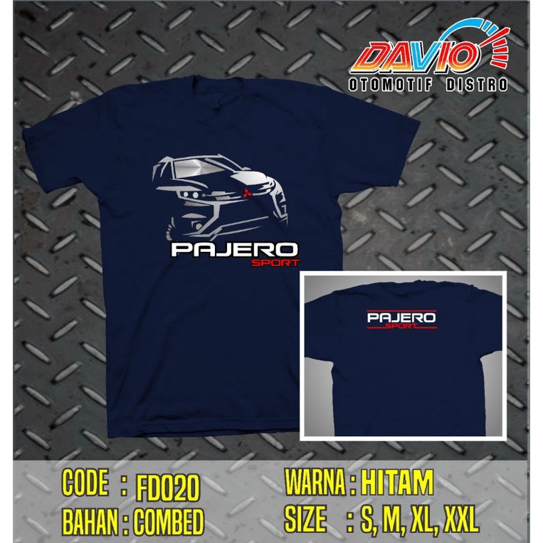 kaos Pajero - Kaos pajero sport | kaos Mitsubishi| pajero t-shirt | kaos mobil