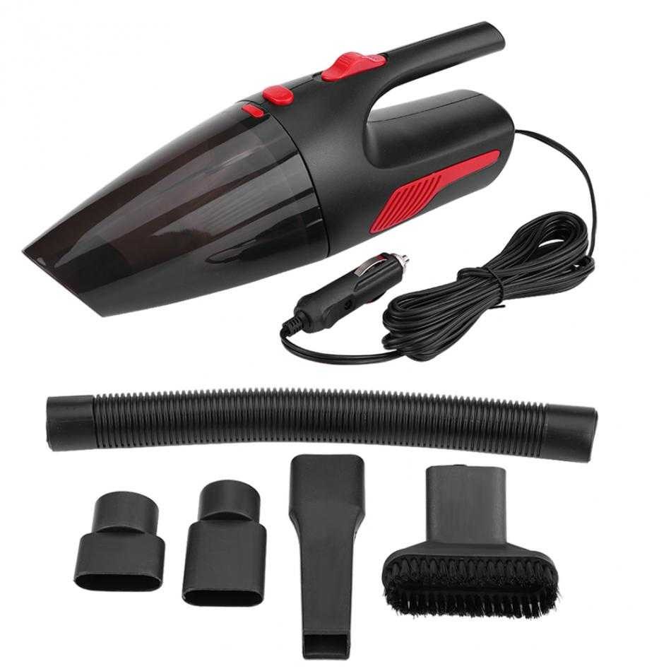 Vacuum Cleaner Mobil Penyedot Debu Mini Portable 12V 120W 5 Nozzle Perawatan Interior Otoheroes