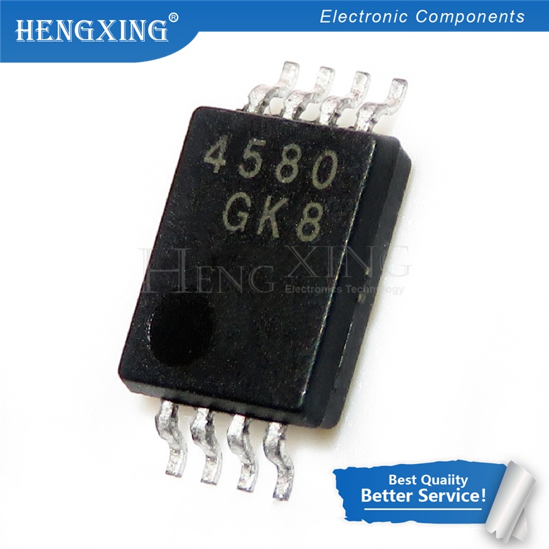 50pcs Ic NJM4580V-TE2 NJM4580V NJM4580 4580 MSOP-8