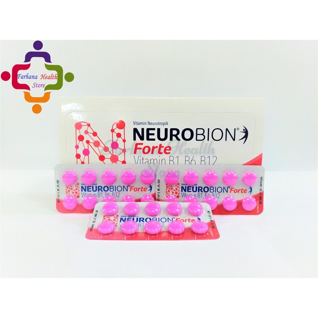 Original Neurobion Forte / Neurobion Pink / Vitamin Saraf dan Otot / Vitamin B1, B6, B12