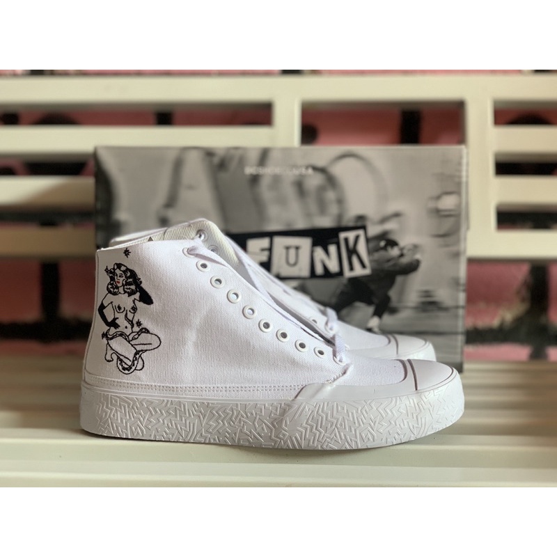 DC Shoes T Funk Lo X Tati HI White Original BNIB