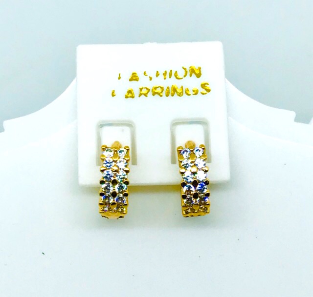 Anting permata //anting wanita //anting lapis emas//anting perhiasan fasion-1