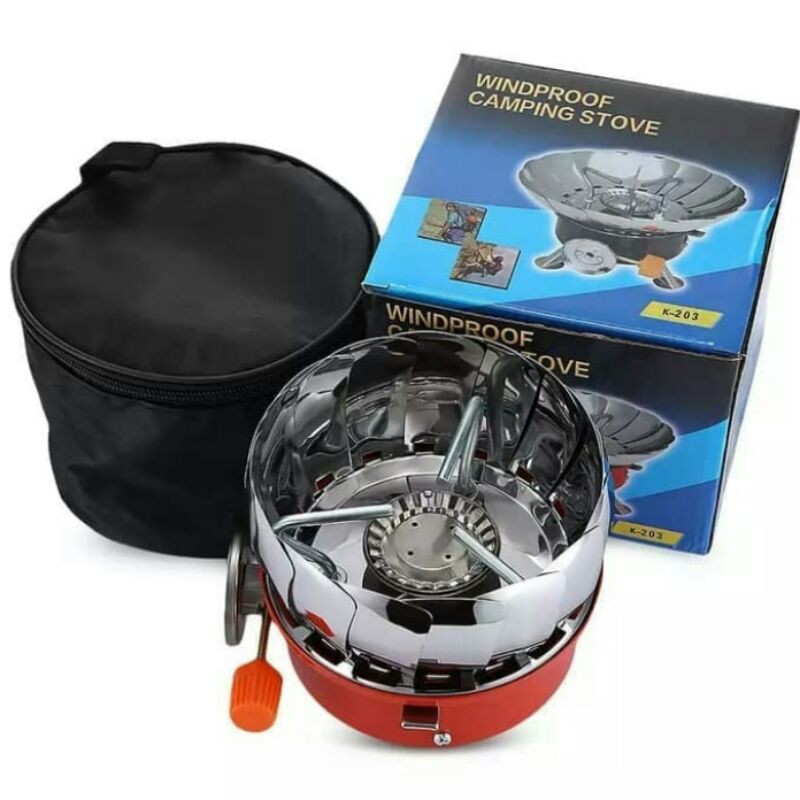 Kompor portable mini, kompor camping, kompor kembang