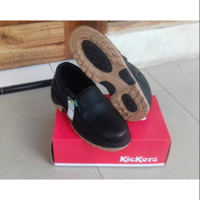 SEPATU SAFETY KICKERS PRIA KULIT ASLI SEMI BOOT BOOTS BUT BOT BUS BOTS SAFETI SAVETY SEPTI SEFTI